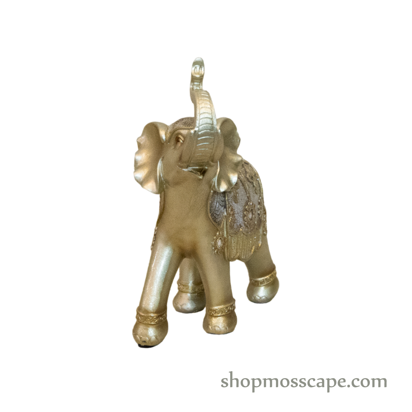Metal Elephant Statue Small Size Gold Polish 2 pcs Set for Your Home, –  Mangal Fashions